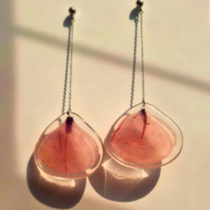 Kolczyki z makiem polnym