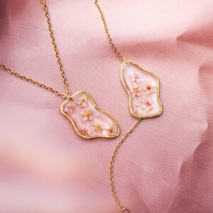 Nieregularny Naszyjnik z Tawułą Japońską