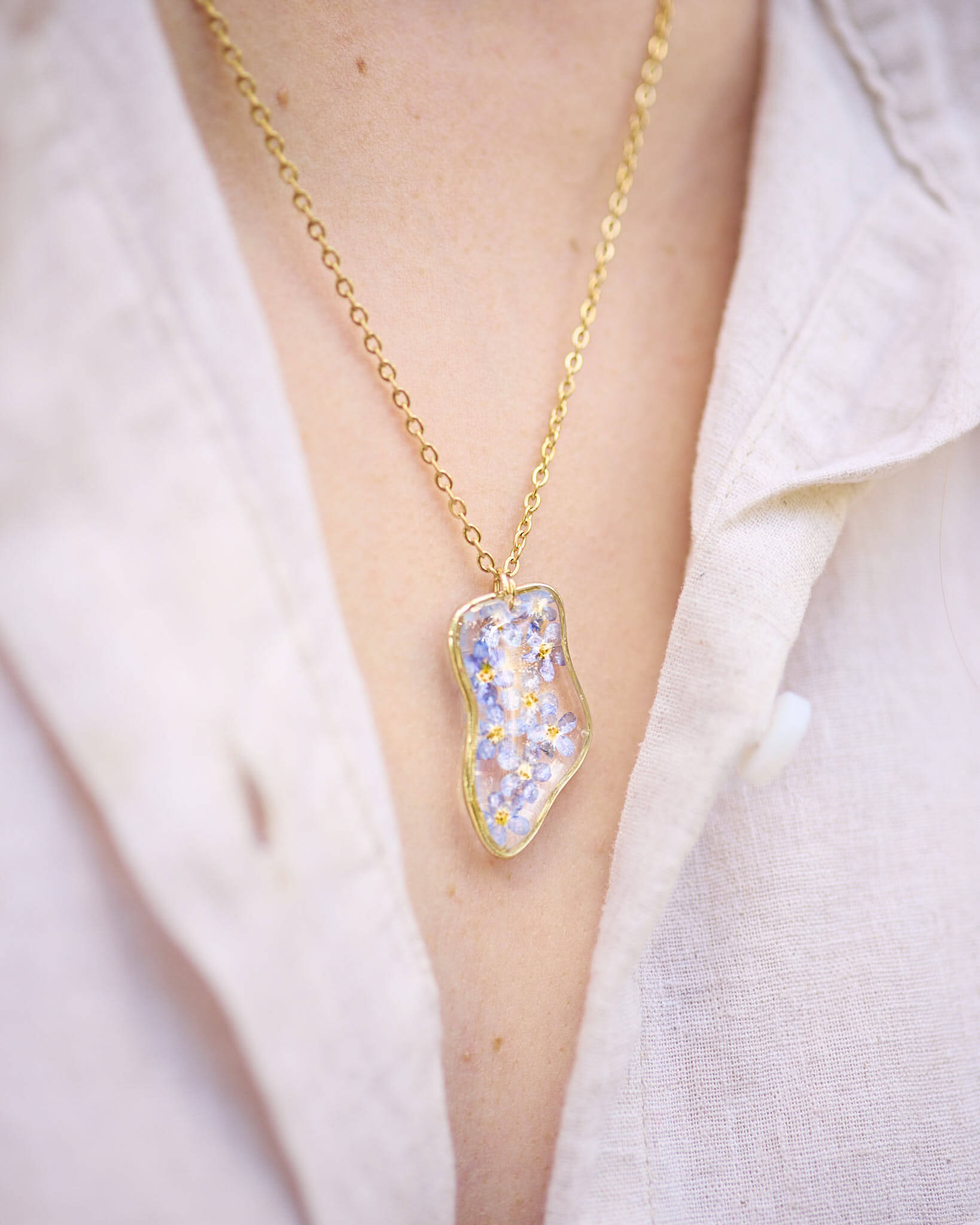 Naszyjnik z mchem - obrazek 2